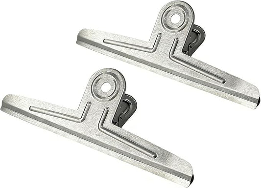 Extra Large Bulldog Paper Clips, 11 4/5 Inch, 30 cm, Jumbo Metal Paper Clamps by Panpub