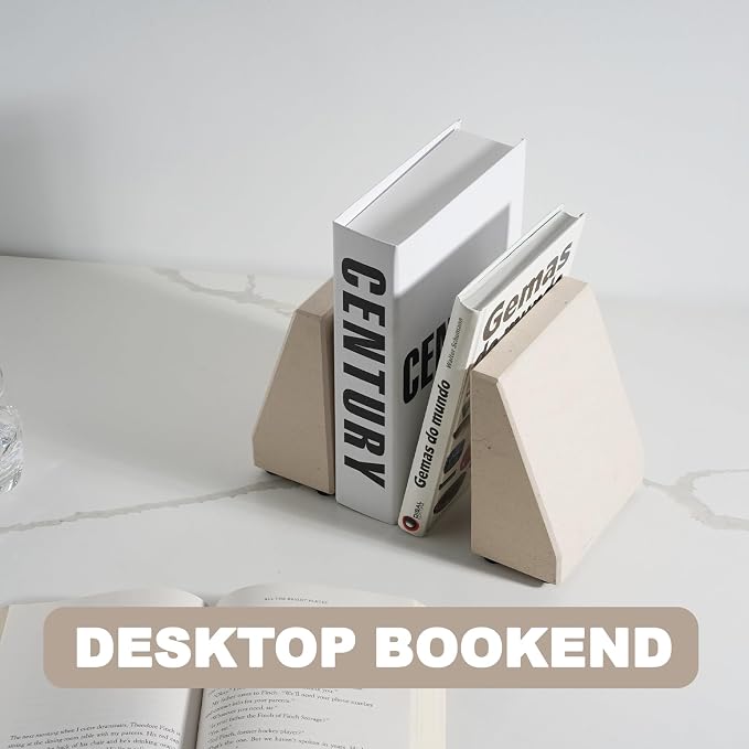 Book End, Natural Marble Bookend - Image 6