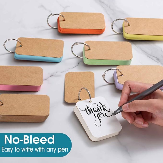 Primbeeks 8 Pack Multicolor Index Cards - Image 5