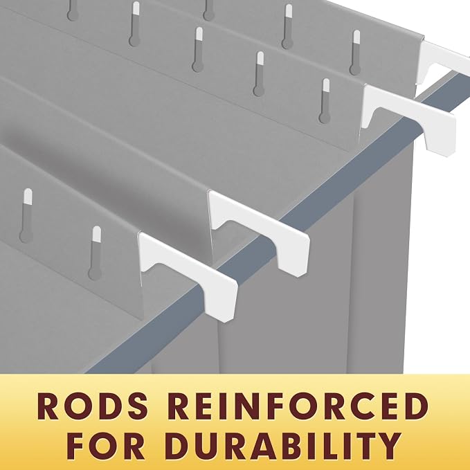 HERKKA Hanging File Folders, 30 Pack Reinforced Letter Size Hanging Folders - Image 4