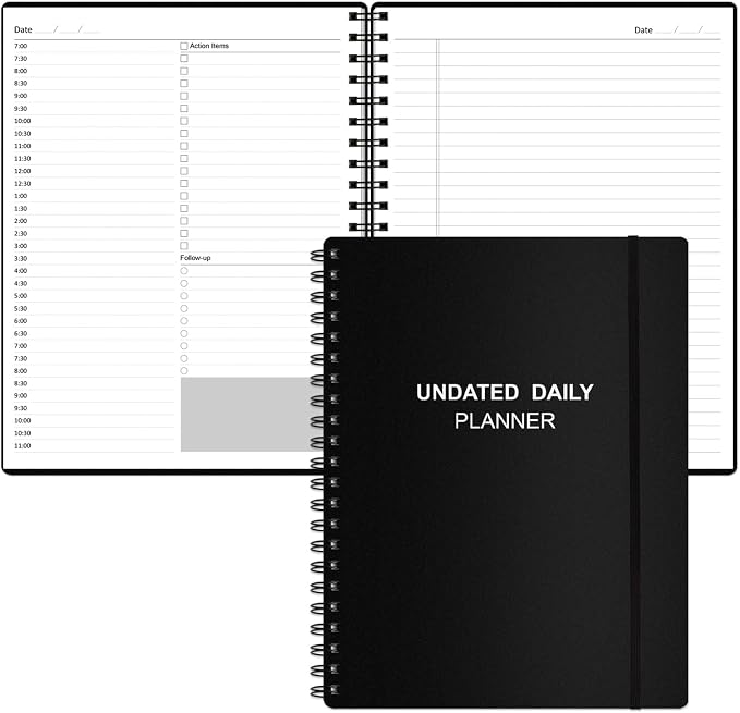 Undated Daily Planner by tiankool