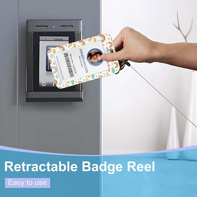 Badge Lanyard, Retractable Badge Holder - Image 5