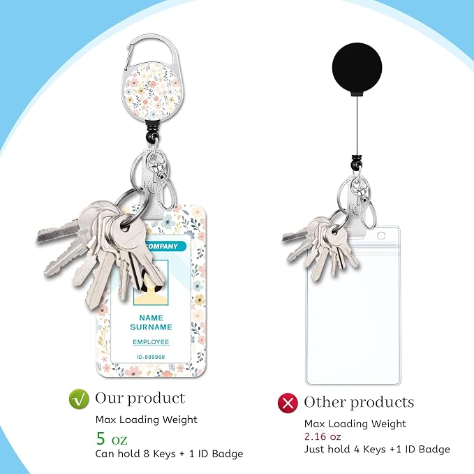 Hancynir Floral Flower Lanyards - Image 5