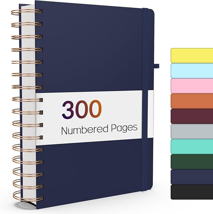 Forvencer Lined Spiral Journal Notebook by Forvencer