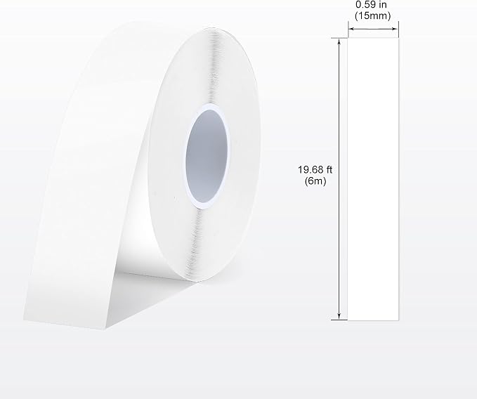 Label Maker Tape SUPVAN E10 Adapted Label Print Paper Refill Size 2 Packs - Image 2
