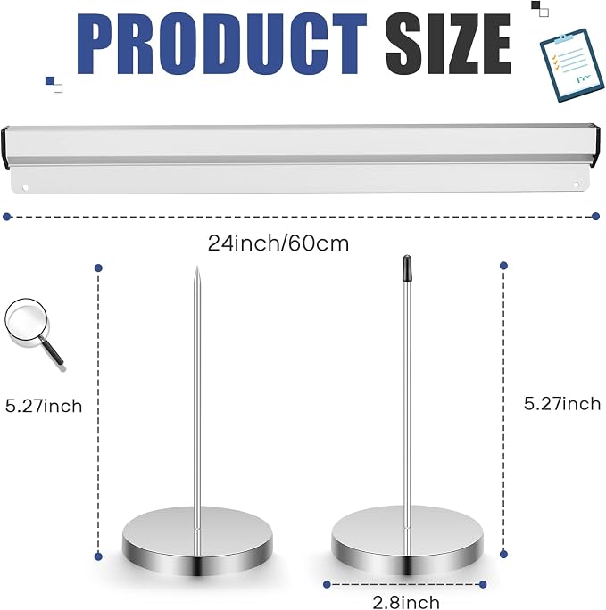 Henoyso 24 Inch Aluminum Slide Check Rack - Image 3