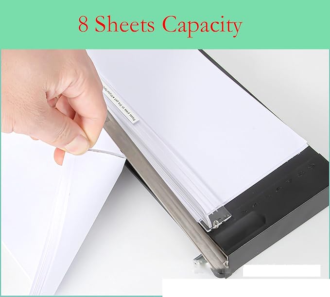 A4 Heavy Duty Paper Cutter, 15.6 in x 8.8 in 8 Sheets Capacity Paper Trimmer - Image 5