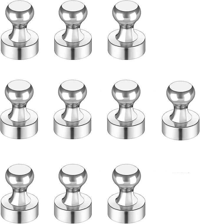 Strong Fridge Magnets, 12 x 16mm, Heavy Duty Magnetic Push Pins by honsing