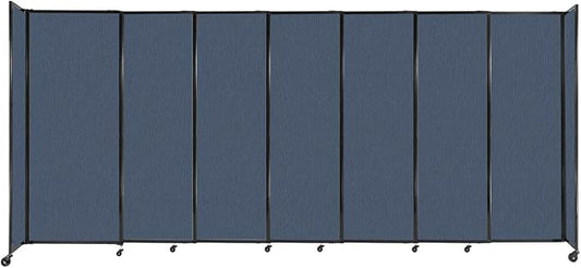 Versare Straightwall Sliding Portable Wall Partition | Freestanding Office by VERSARE