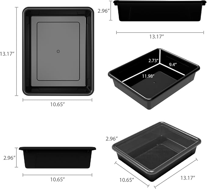 Storex Storage Tray, Letter Size - Image 5