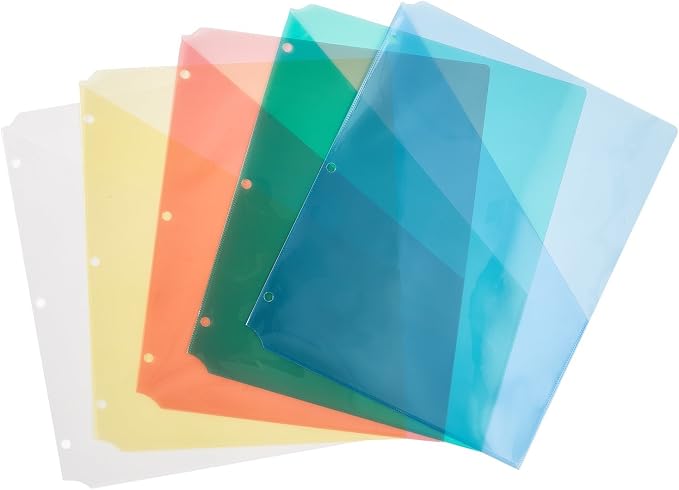 Avery Binder Pockets, 8.5" x 11", 5 Slash Jackets - Image 5