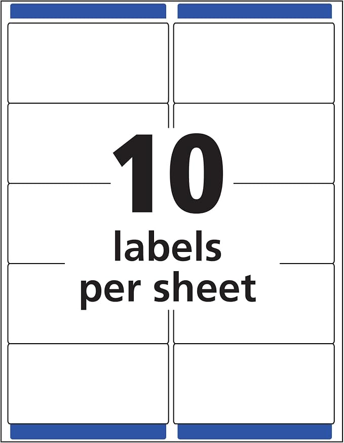 AVERY Shipping Labels, Matte Clear | Printable | - Image 5