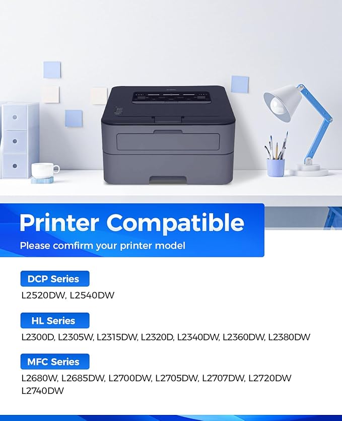 DR630 Drum Unit (Not Toner) 2-Pack Replacement Compatible for Brother DR-630 Imaging Drum HL-L2380DW HL-L2320D HL-L2340DW DCP-L2540DW MFC-L2700DW MFC-L2720DW HL-L2300D HL-L2360DW MFC-L2740DW Printer-DeskLoop Office