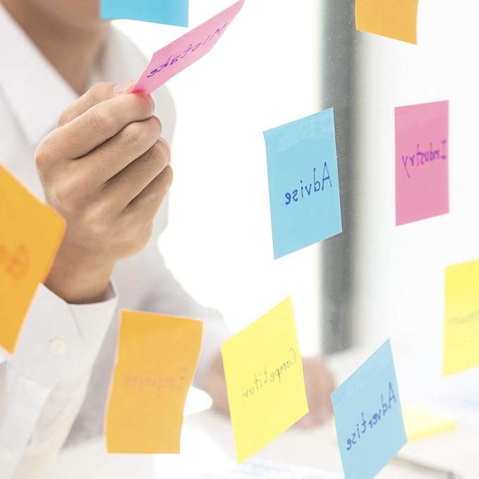 Mr. Pen- Sticky Notes, 12 Pads, 600 Sheets, Pastel Colors | Bulk Sticky Notes - Image 7