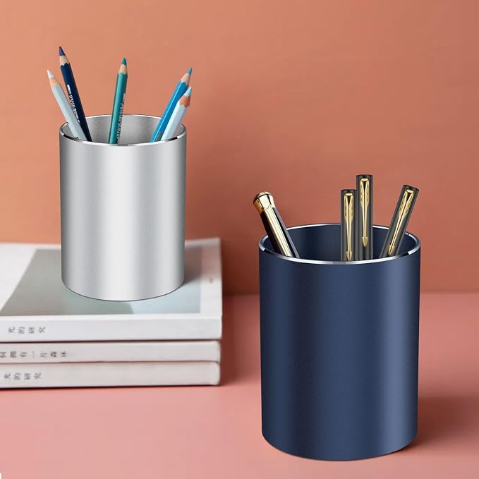 Pen holder, aluminum alloy waterproof pen holder, desktop simple and modern - Image 7