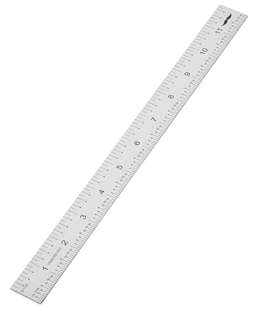 Mr. Pen- Machinist Ruler, 12 Inch, Stainless Steel Imperial | Precision by MrPen