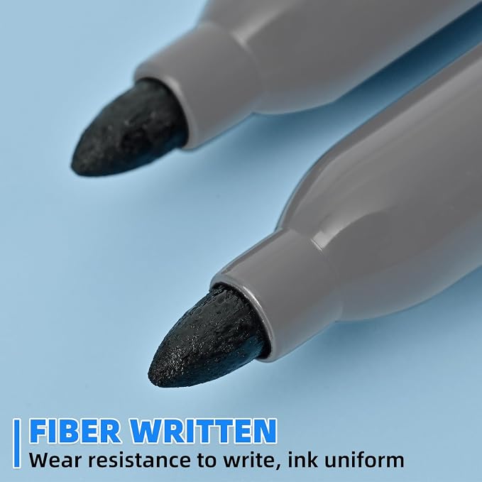 Permanent markers, 12 packs permanent markers bulk, quick drying in one second - Image 8