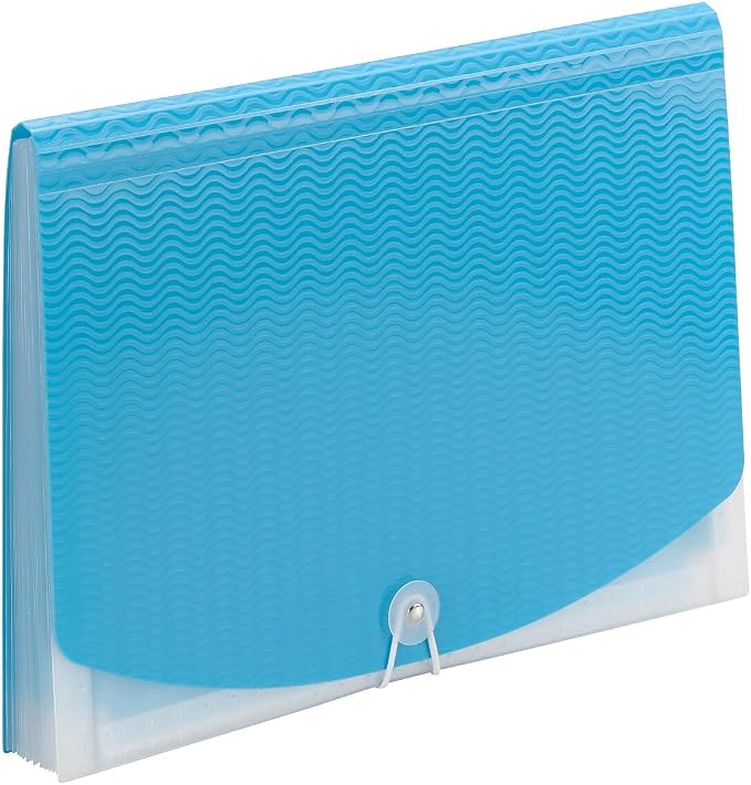Smead Poly Frequency Expanding File Folders, Flap and Cord Closure, Letter Size by SMEAD