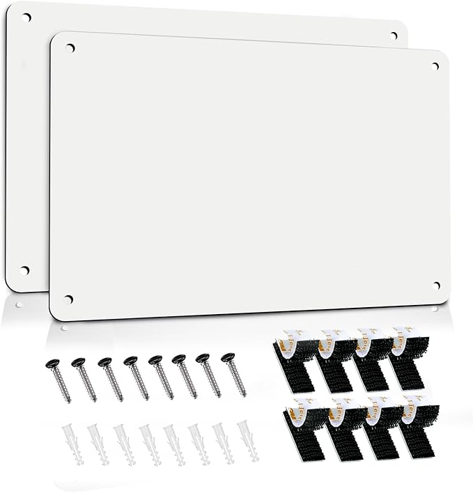 2Pack Magnetic Board 17.5" x 11.4" Magnet Bulletin Board is Suitable by Beclumas