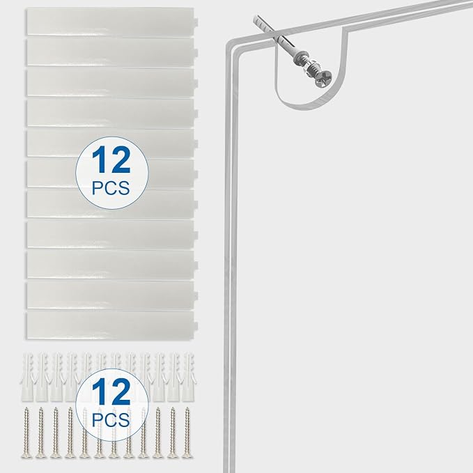 BlueValley Acrylic Sign Holder 8.5 x 11 Wall Mount, Plastic Wall Sign Menu - Image 6