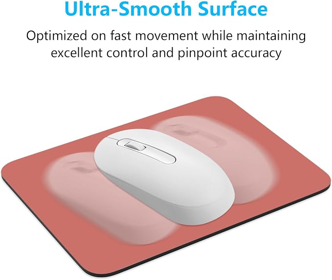 Dapesuom Small Mouse Pad, 6 x 8 Inch Thick Rubber Premium-Textured Non-Slip - Image 5