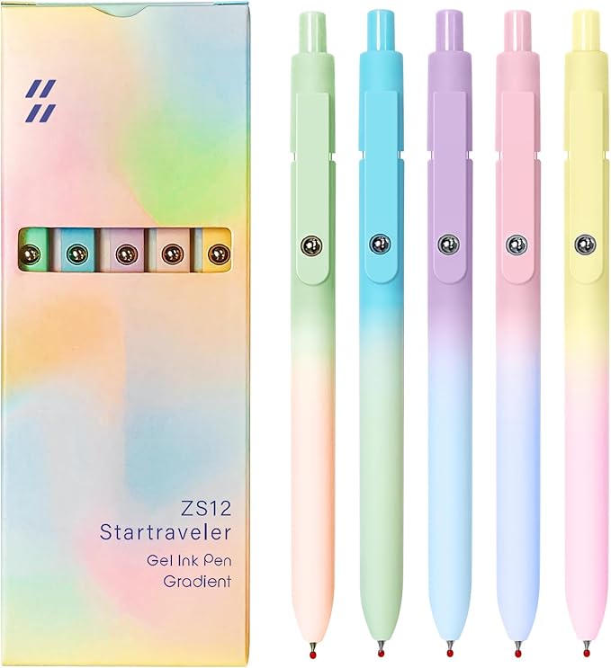 UIXJODO Gel Pens, 0.7mm Medium Point Smooth Writing Pens by UIXJODO