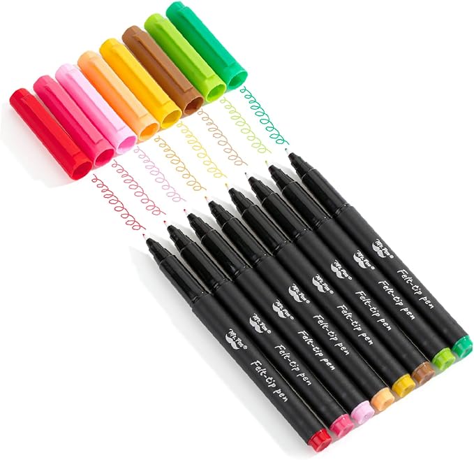 Mr. Pen- Felt Tip Pens, 8 Pack, Fast Dry | Fine Felt Tip Pens - Image 7