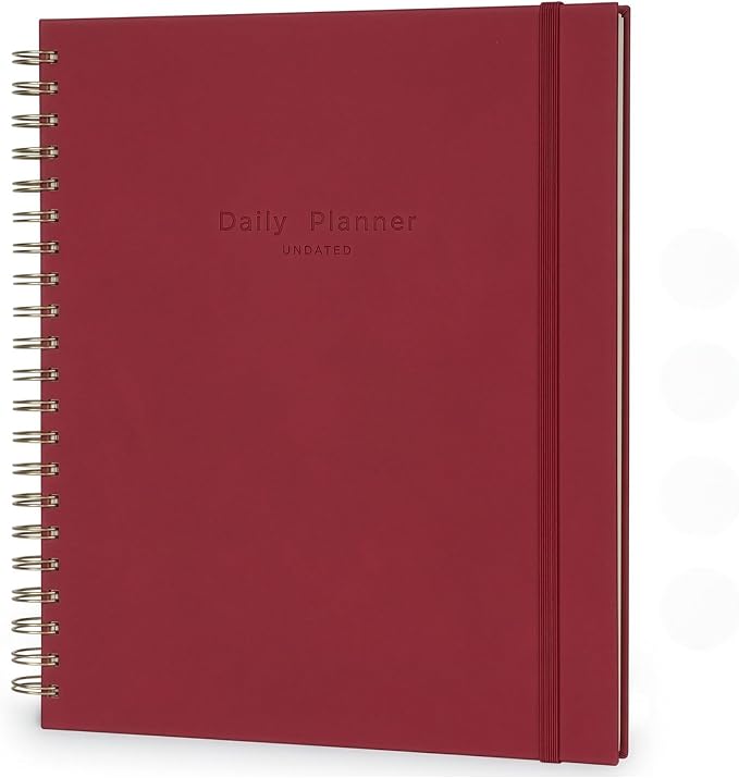 AuroPlanner Undated Daily Planner To Do List Hourly Schedule 2028 2027 2026 by Unknown
