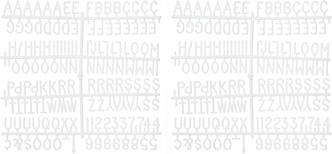 Felt Letter Board with 294 Letters, Numbers & Symbols - Image 6