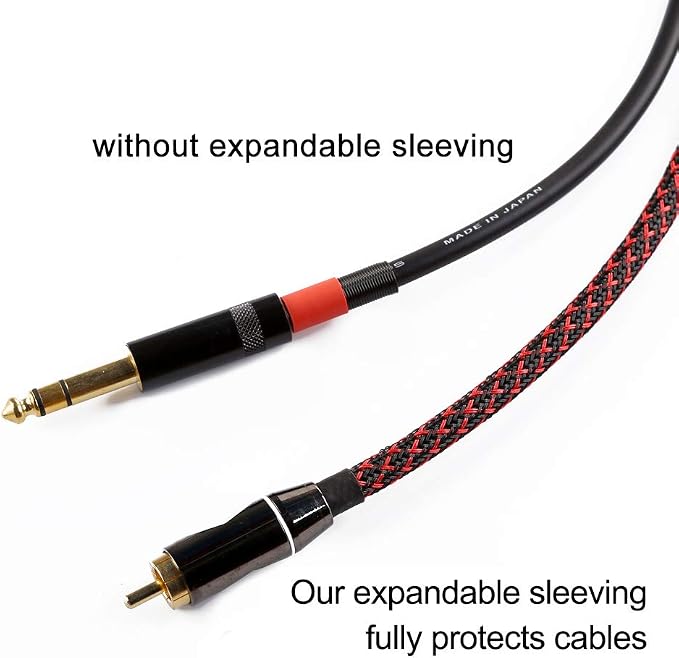 100ft - 1 inch PET Expandable Braided Sleeving – BlackRed – Alex Tech Braided - Image 2
