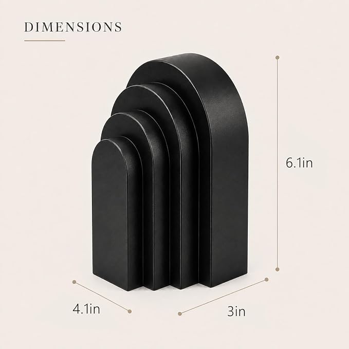Book Ends for Heavy Books, Resin Decorative bookends, Heavy Duty Bookend for - Image 4