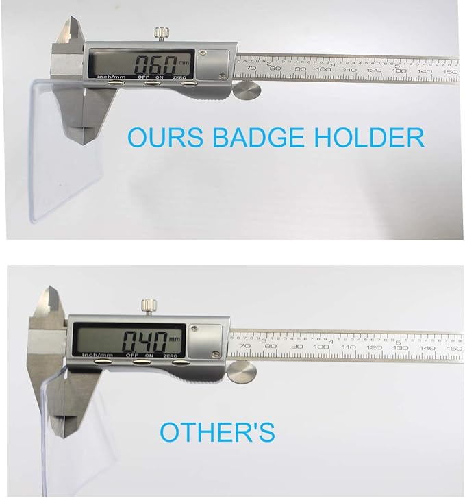 Vertical ID Badge Holders Sealable Waterproof Clear Plastic Holder, Fits - Image 6