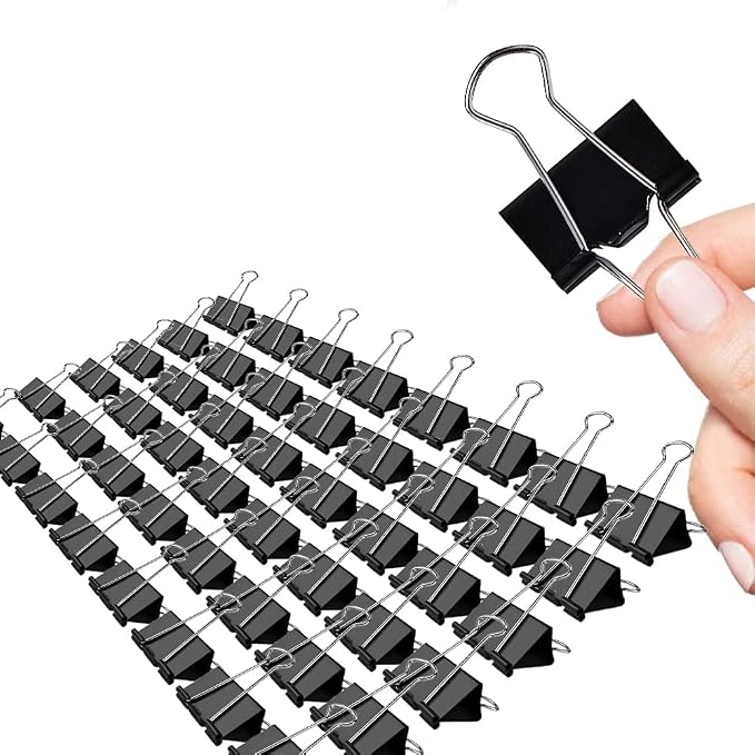 Medium Binder Clips, 36 Pack, 1-1/4 Inch, 1.25 Inch, Standard 32mm, Capacity - Image 3