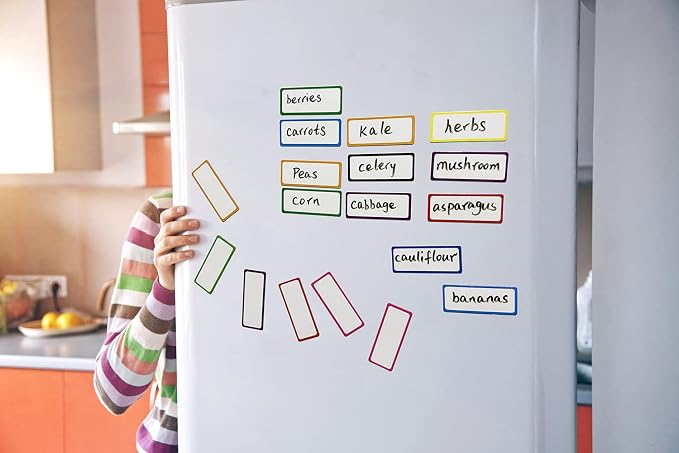 60 Dry Erase Magnetic Labels: 3"x1.2" Blank Name Plates, Name Tags, Strips - Image 6