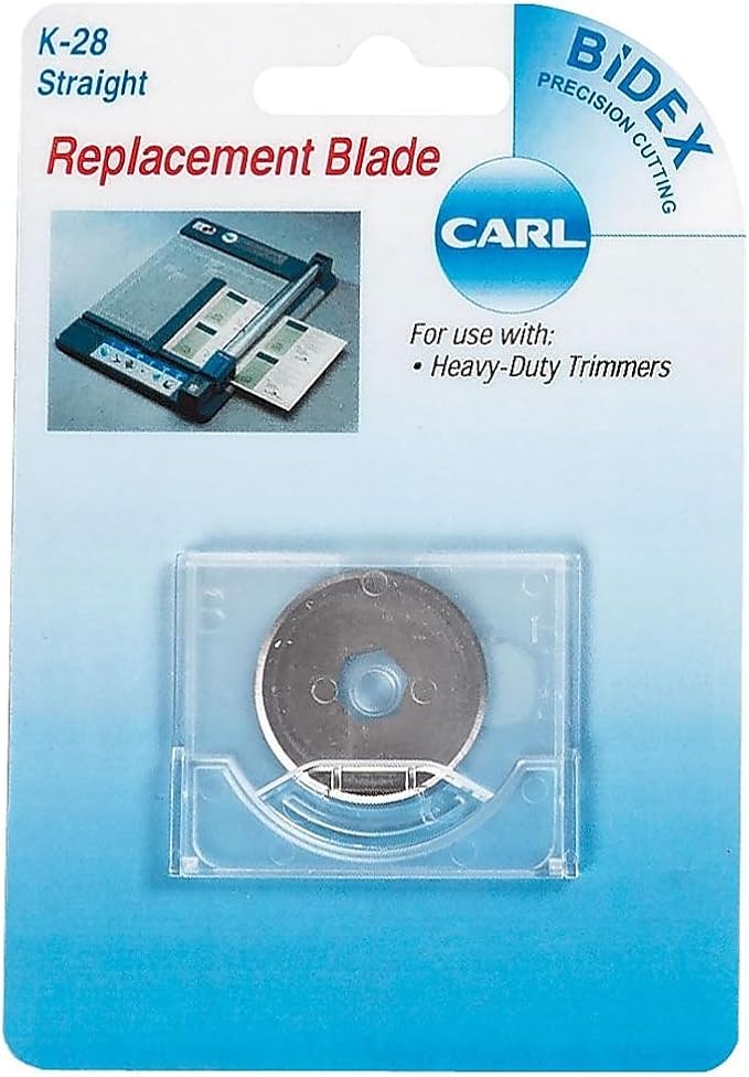 CARL Heavy-Duty Rotary Paper Trimmer, Straight Blade CartridgeK-28 by CARL