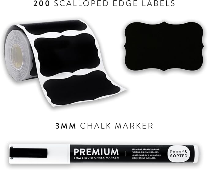200 Chalkboard Labels for Containers - Image 4
