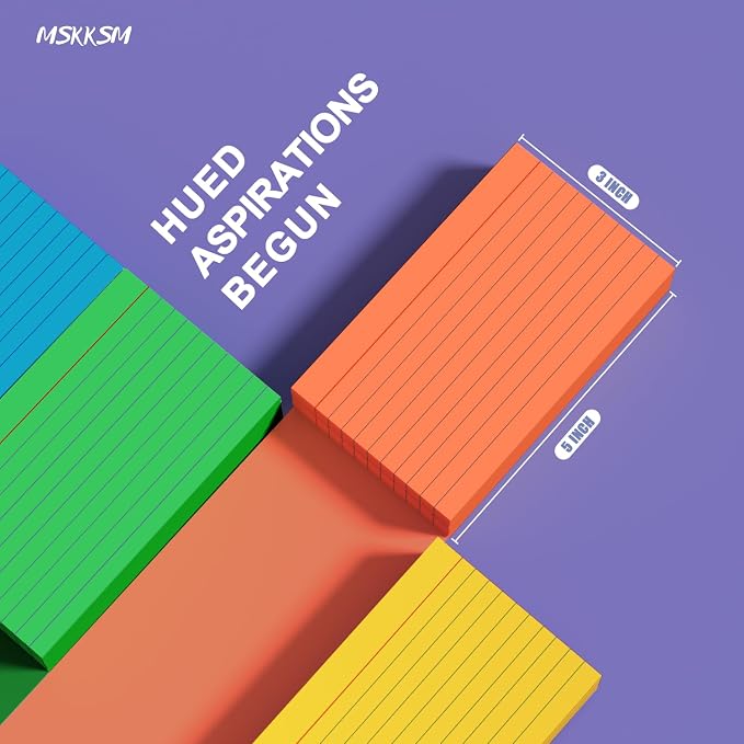 Colored Index Cards 3x5 Inch - Image 2