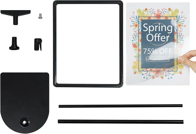 Sign Holder, 8.5 x 11 Inch Sign Stand - Image 5