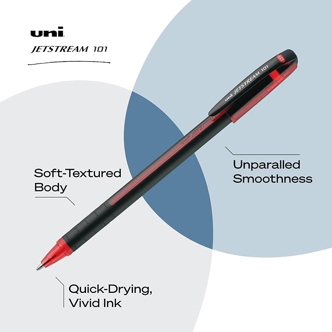 uniball Jetstream 101 Ballpoint Pen, Medium Point - Image 3