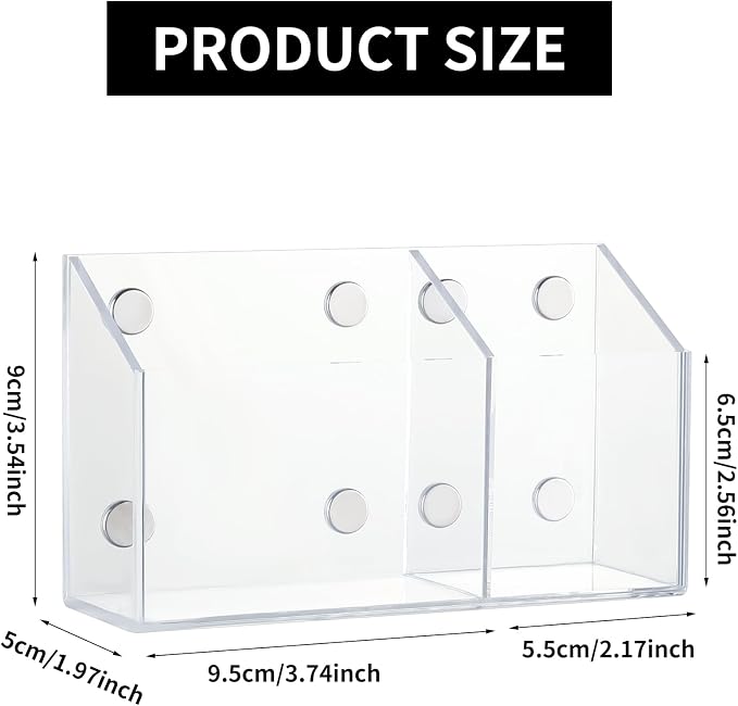 Lingshare Acrylic Magnetic Dry Erase Marker Holder - Image 2