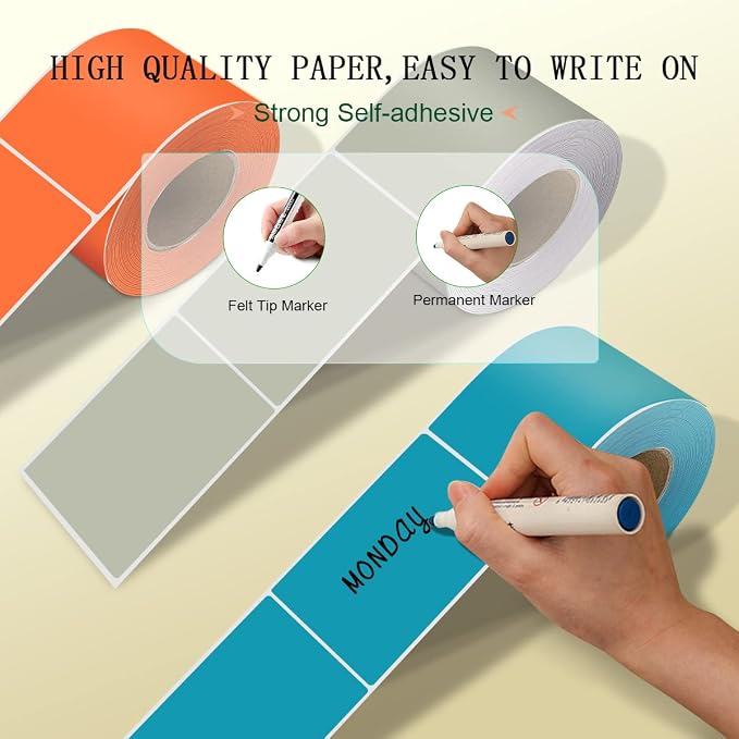 PARLAIM 5 X 3 inch Rectangle Inventory Labels Color Coding Stickers - Image 4