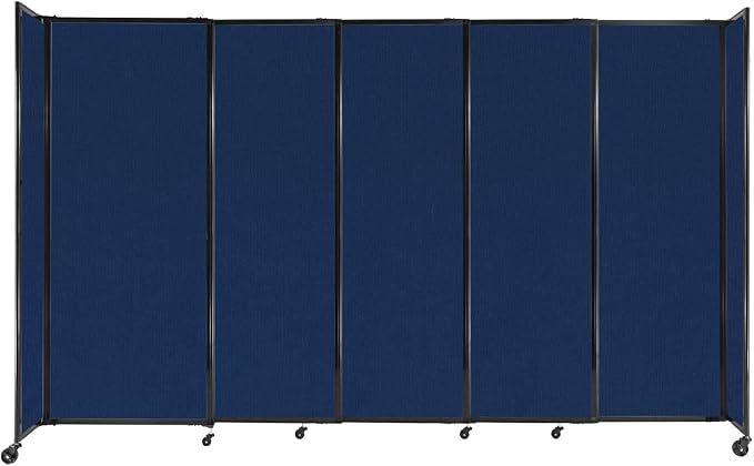 Versare Straightwall Sliding Portable Wall Partition | Freestanding Office by VERSARE