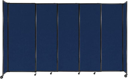 Versare Straightwall Sliding Portable Wall Partition | Freestanding Office by VERSARE