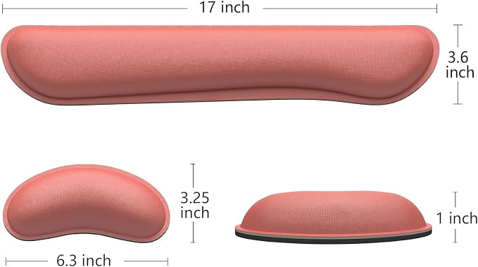 Dapesuom Enlarge Keyboard Wrist Rest, Memory Foam Wrist Cushion - Image 5
