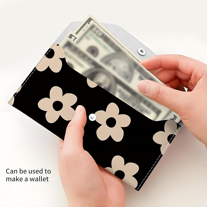 Cash Envelope Wallet Cute PU Leather Envelopes Bag - Image 4