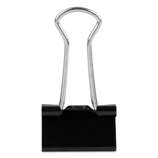 Universal Small Binder Clips Black/Silver, 144 Each - Image 6