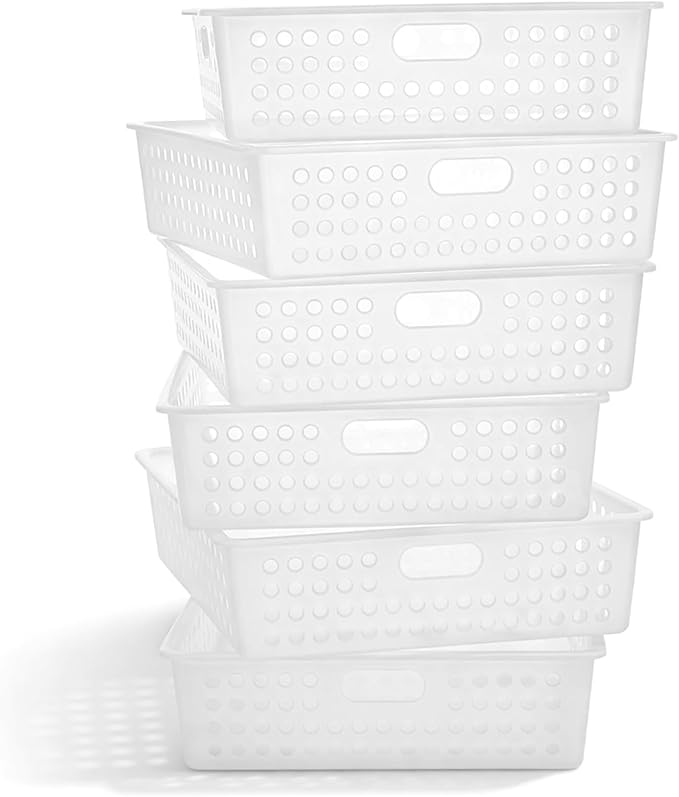 Geetery 6 Pack Classroom Storage Baskets by Geetery