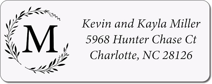 Personalized Return Address Labels Simple by GlitterOwl