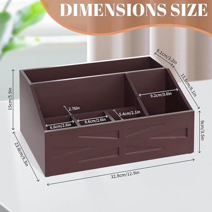 Large Mail Organizer Countertop, Farmhouse Desk and Kitchen Countertop Storage - Image 3