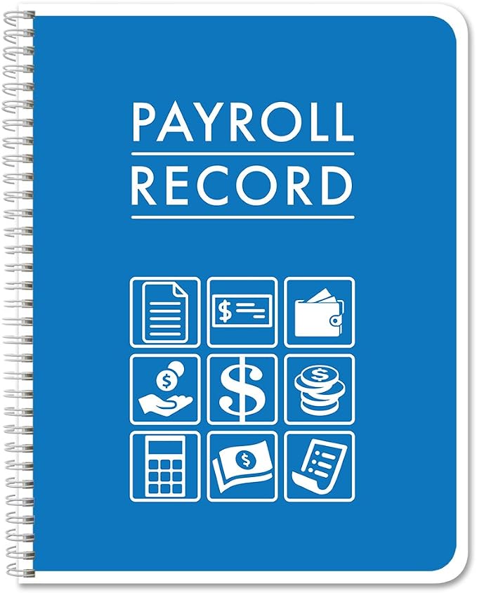 BookFactory Payroll Record Book/Employee Payroll Weekly Log Book/Logbook/Journal by BookFactory